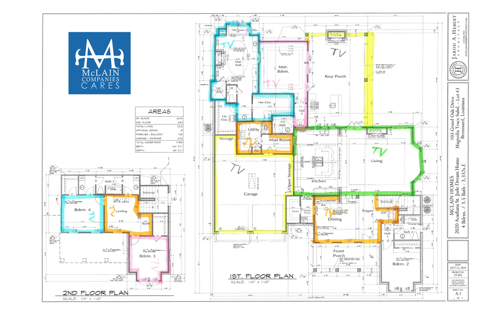 St Jude Dream Home by McLain Companies Lafayette, LA